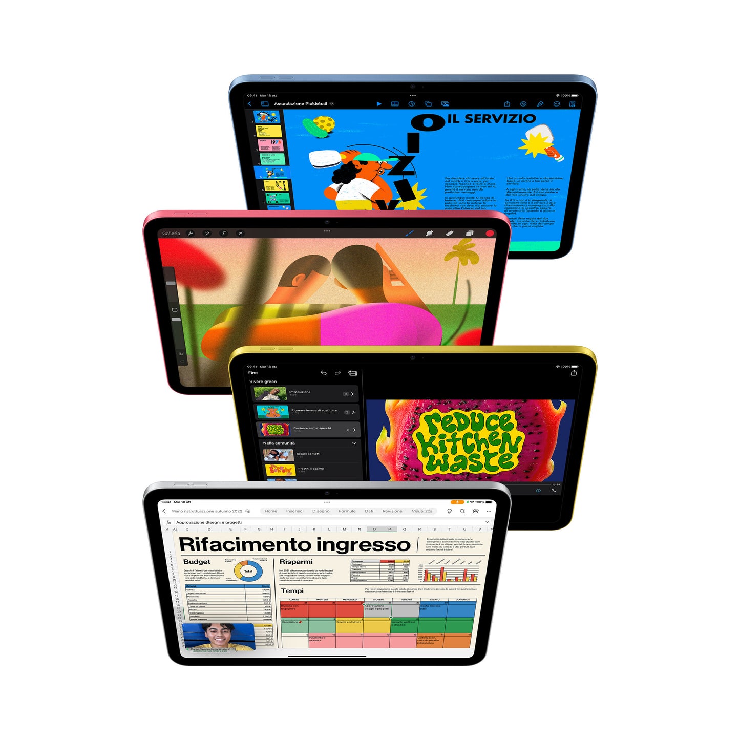Apple iPad 64 GB 27,7 cm (10.9") Wi-Fi 6 (802.11ax) iPadOS 18 Blå