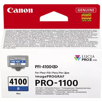 Canon LUCIA PRO II bläckpatroner 1 styck Original Standardavkastning Blå