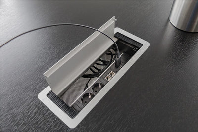 Goobay 65558 HDMI-kabel 10 m HDMI Typ A (standard) Svart, Grå