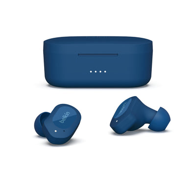 Belkin SOUNDFORM Play Headset True Wireless Stereo (TWS) I öra Bluetooth Blå