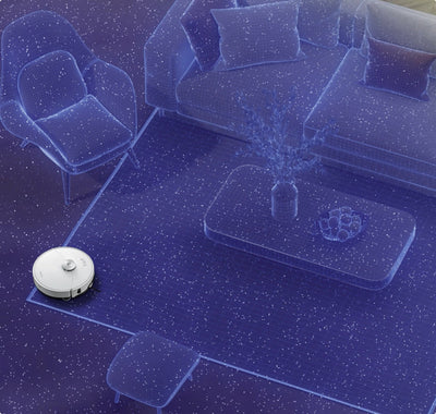 Roborock S8 MaxV Ultra robotdammsugare 2,77 l Kombinationsspis Vit