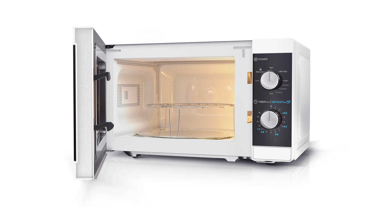 Sharp YC-MG01E-W mikrovågsugn Svart, Vit Grillmikrovågsugn Bänkdiskmaskin 20 l 800 W