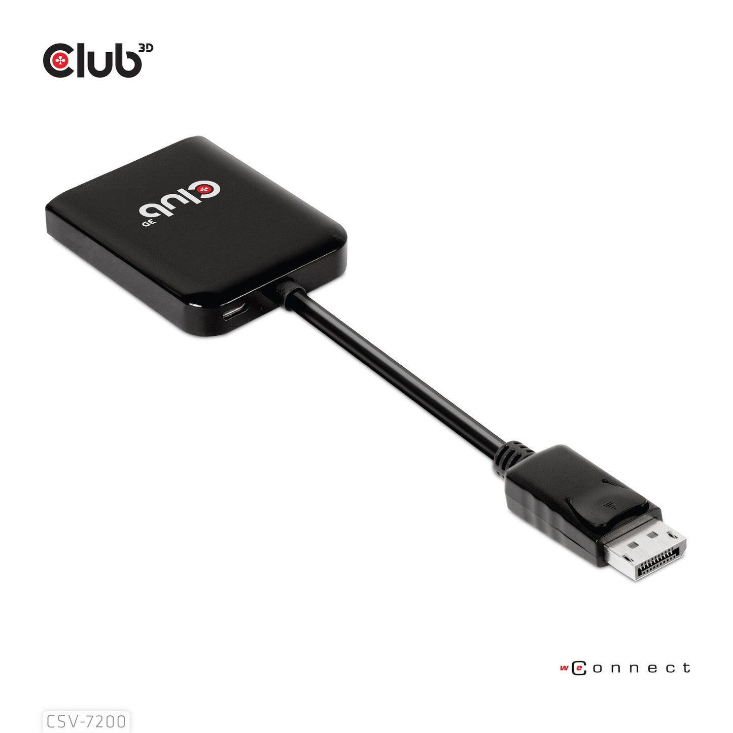 CLUB3D CSV-7220 videokabeladapter 1 m DisplayPort HDMI + DisplayPort Grå
