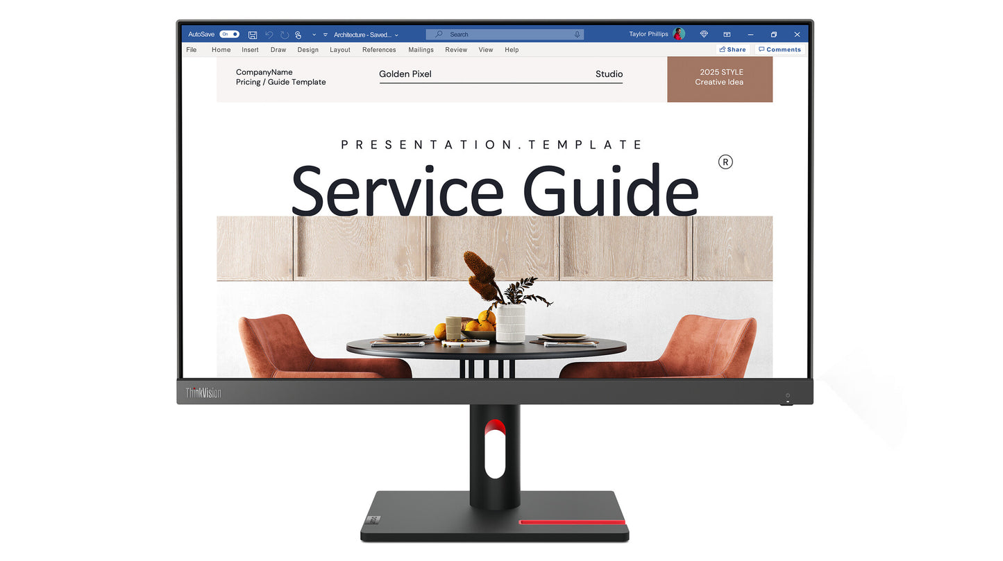 Lenovo ThinkVision S24i-30 LED display 60,5 cm (23.8") 1920 x 1080 pixlar Full HD Svart