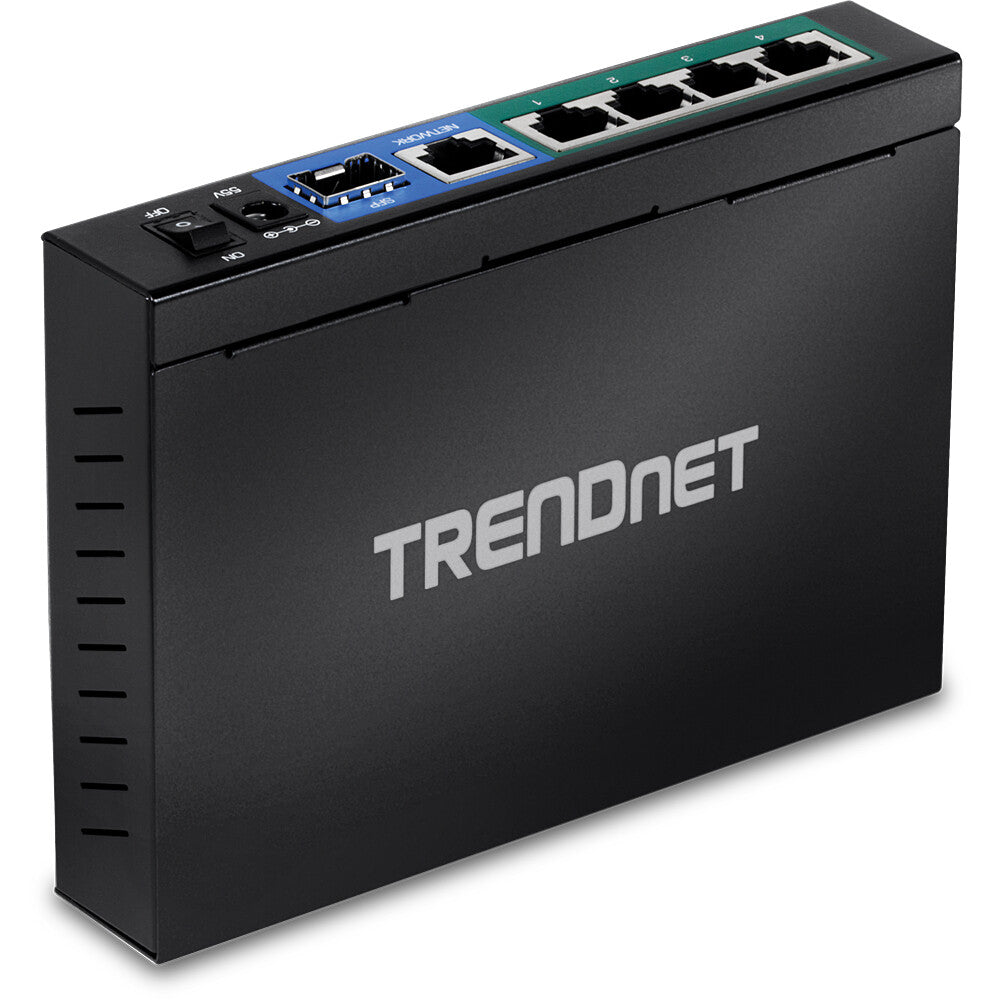 Trendnet TPE-TG611 nätverksswitchar Gigabit Ethernet (10/100/1000) Strömförsörjning via Ethernet (PoE) stöd Svart