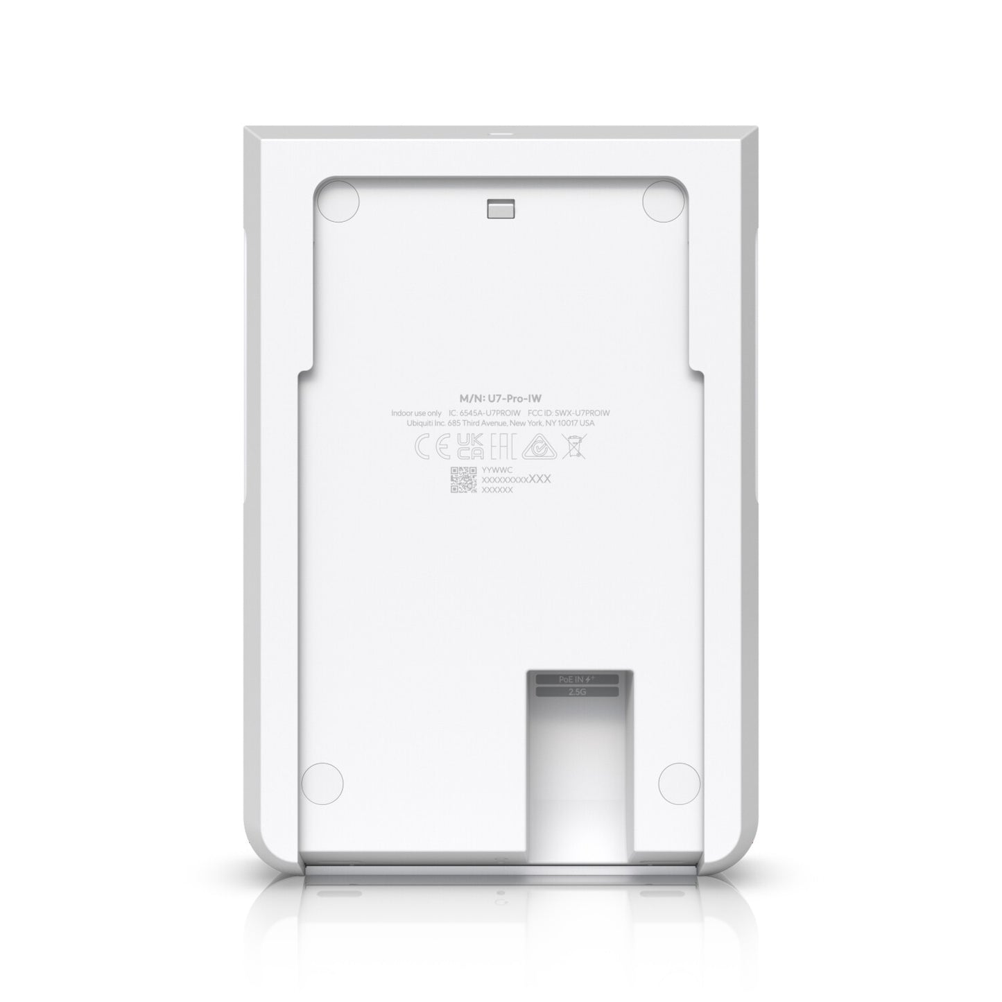 Ubiquiti U7 Pro Wall 5700 Mbit/s Vit Strömförsörjning via Ethernet (PoE) stöd