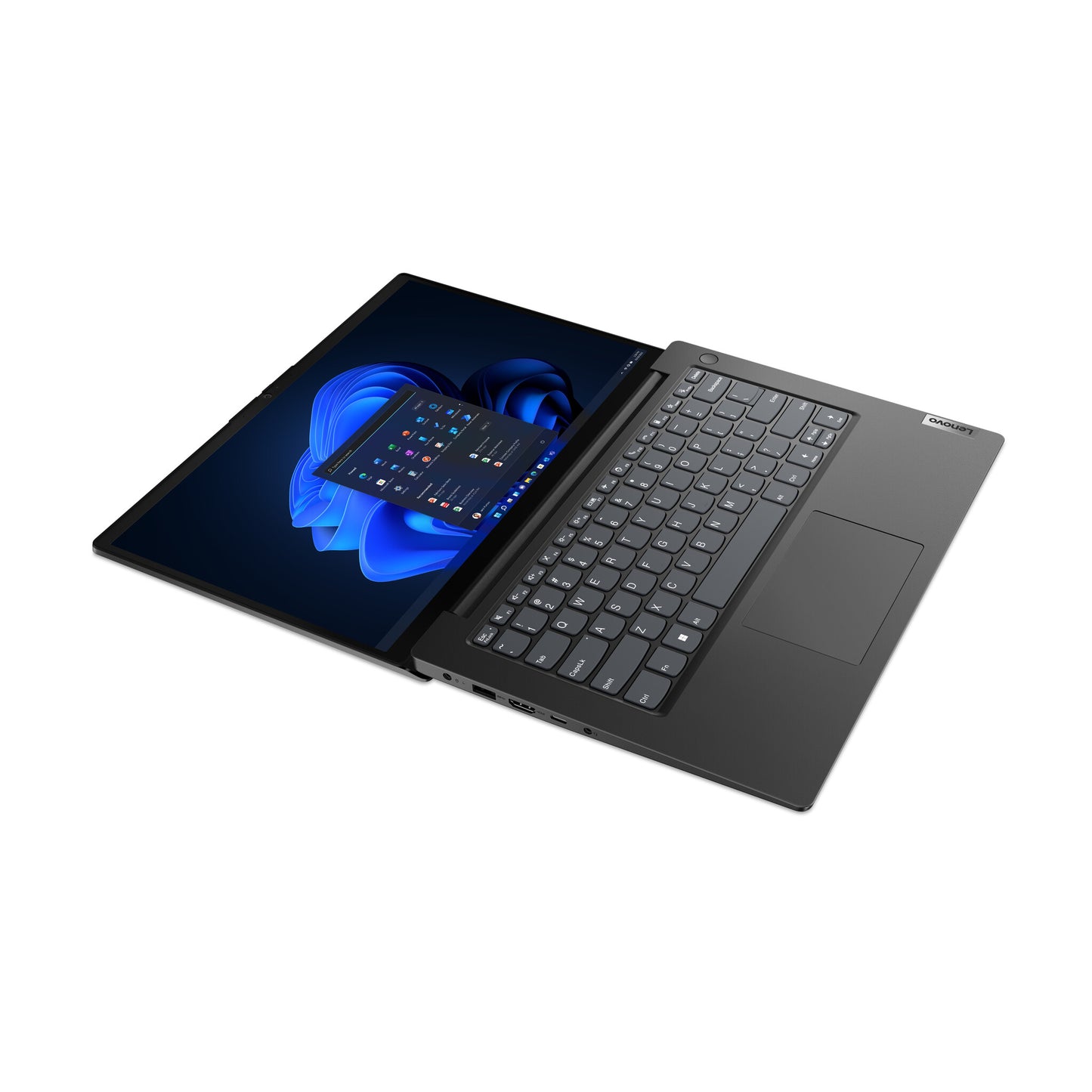 Lenovo V14 AMD Ryzen™ 7 7730U Bärbar dator 35,6 cm (14") Full HD 16 GB DDR4-SDRAM 512 GB SSD Wi-Fi 6 (802.11ax) Windows 11 Home Svart