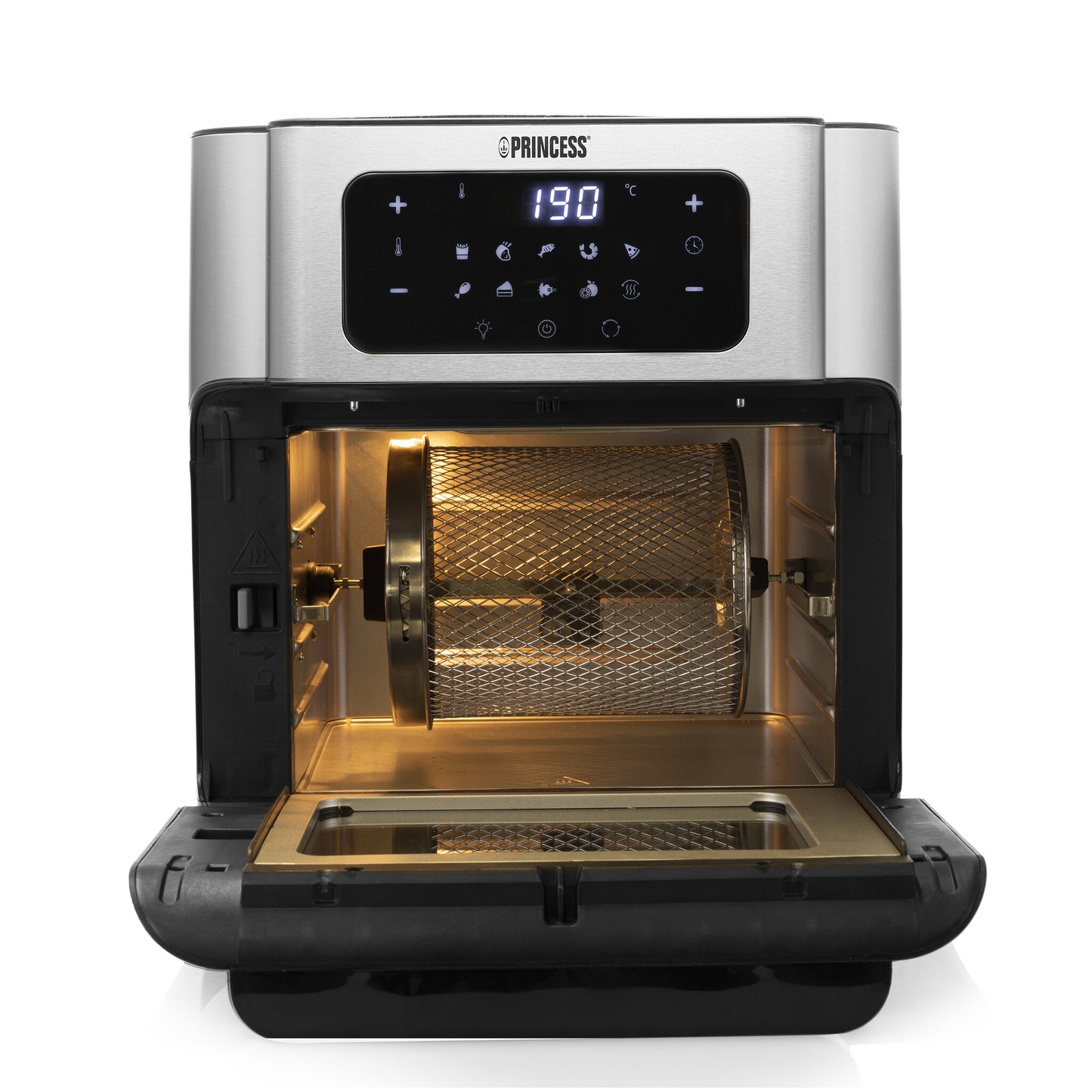 Princess 182065 Single 10 l Fristående 1500 W Varmluftsfritös Silver