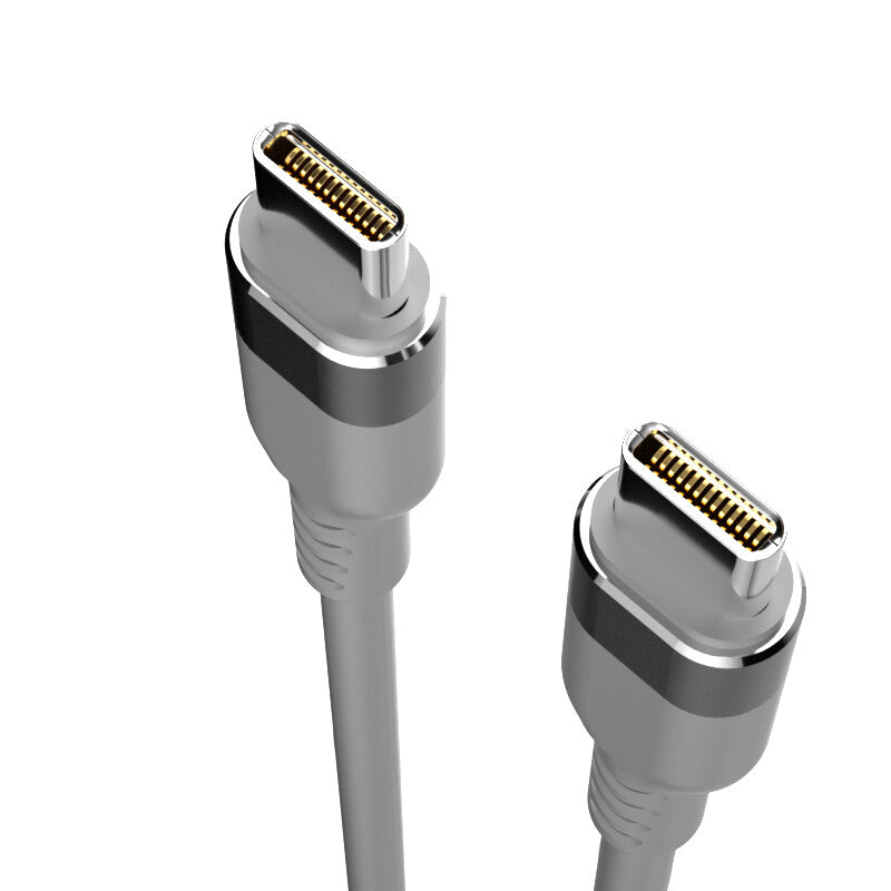 DUDAO L5CMAX USB-kablar 1 m USB C Grå