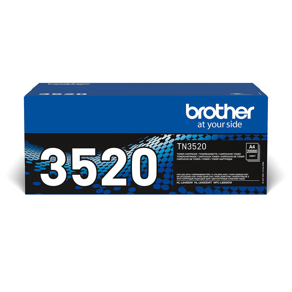Brother TN-3520 Tonerkassett 1 styck Original Svart