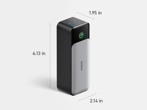 Anker 737 24000 mAh Svart, Silver