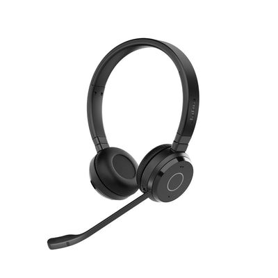 Jabra Evolve 65 TE Headset Kabel & Trådlös Huvudband Kontor/callcenter USB Type-A Bluetooth Svart