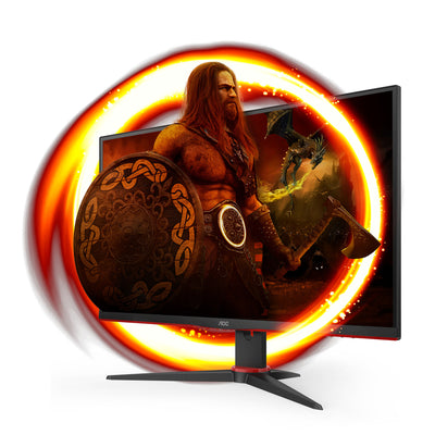 AOC G2 27G2SPAE/BK LED display 68,6 cm (27") 1920 x 1080 pixlar Full HD Svart, Röd