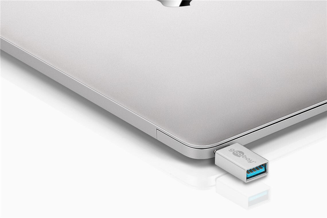 Goobay 56620 kabelomvandlare (hane/hona) USB C USB A Silver