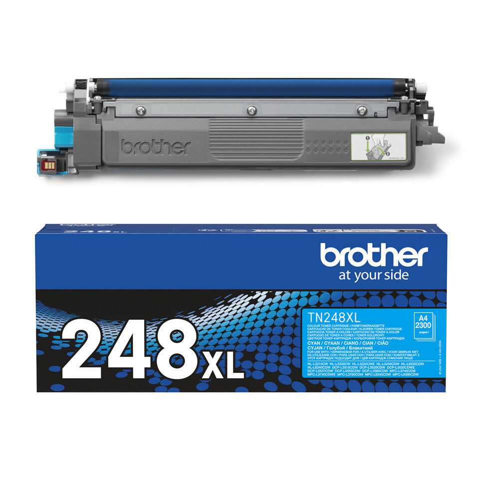Brother TN-248XLC Tonerkassett 1 styck Original Cyan