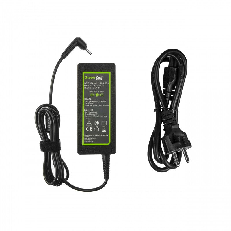 Green Cell AD41P eladaptrar inomhus 65 W Svart
