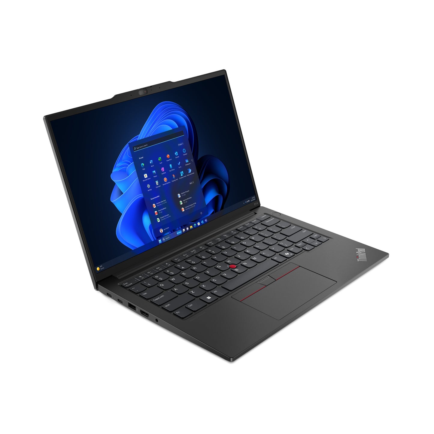 Lenovo ThinkPad E14 AMD Ryzen™ 5 7535HS Bärbar dator 35,6 cm (14") WUXGA 16 GB DDR5-SDRAM 512 GB SSD Wi-Fi 6E (802.11ax) Windows 11 Pro Svart