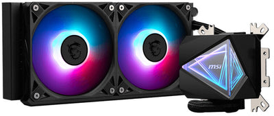 MSI MAG CORELIQUID I240 kylsystem för dator Datorväska Allt-i-ett vätskekylare 12 cm Svart 1 styck