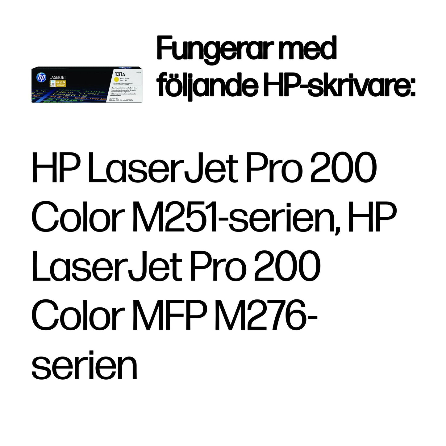 HP 131A gul LaserJet-tonerkassett, original