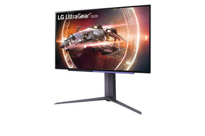 LG 27GS95QE-B platta pc-skärmar 67,3 cm (26.5") 2560 x 1440 pixlar Quad HD OLED Svart