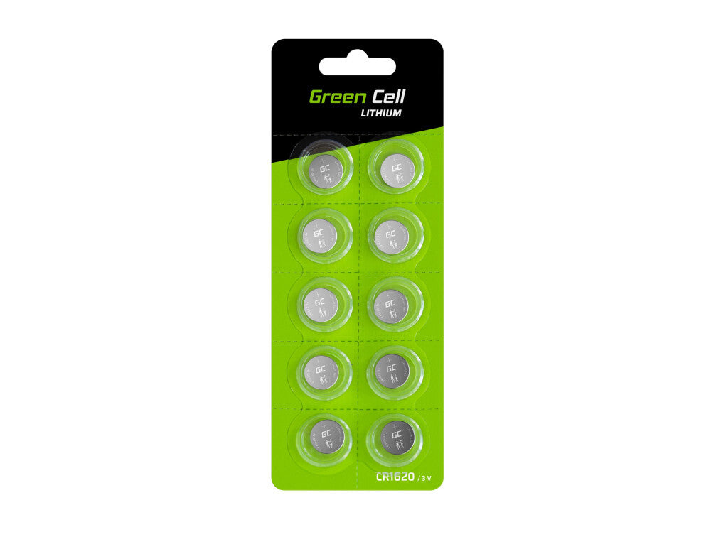 Green Cell XCR03 hushållsbatteri Engångsbatteri CR1620 Litium