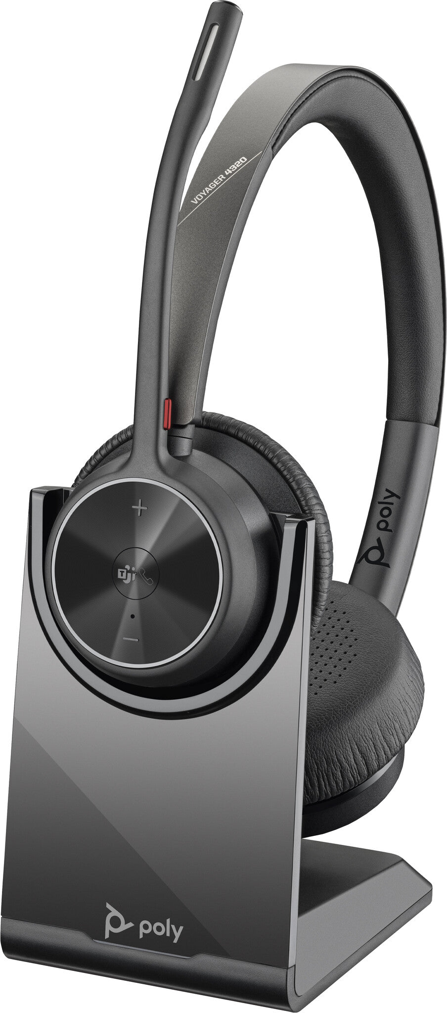 POLY Voyager 4320-M Microsoft Teams Certified Headset +BT700-dongel +laddningsställ