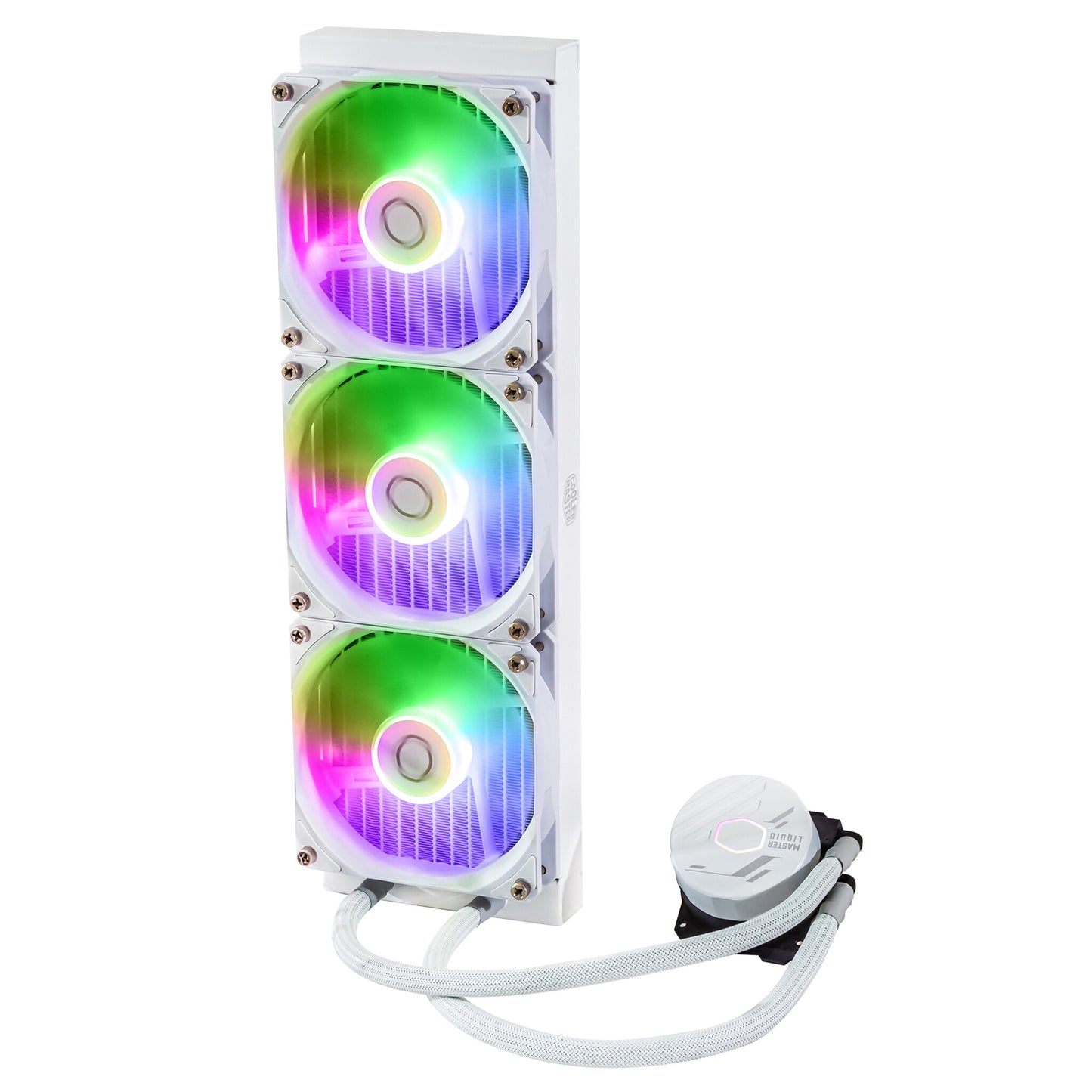 Cooler Master MasterLiquid 360L Core ARGB White Processor Vätskekylningskit 12 cm Vit