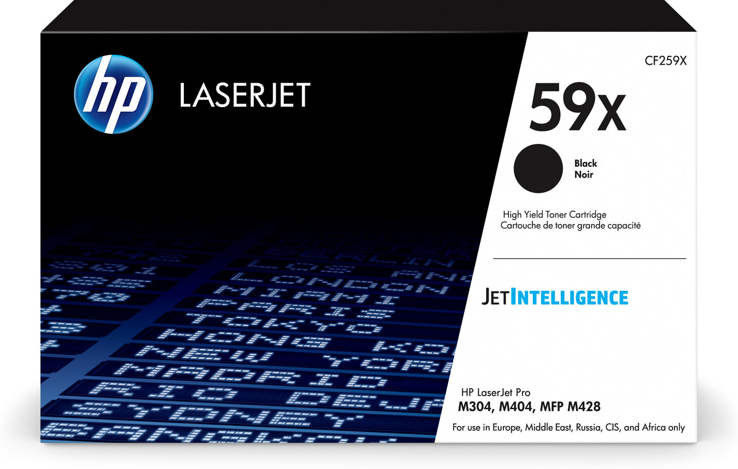 HP 59X svart original LaserJet-tonerkassett med hög kapacitet