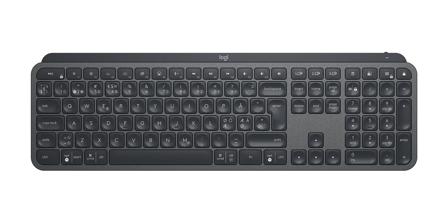 Logitech 920-010249 tangentbord Kontor Bluetooth Nordic grafit