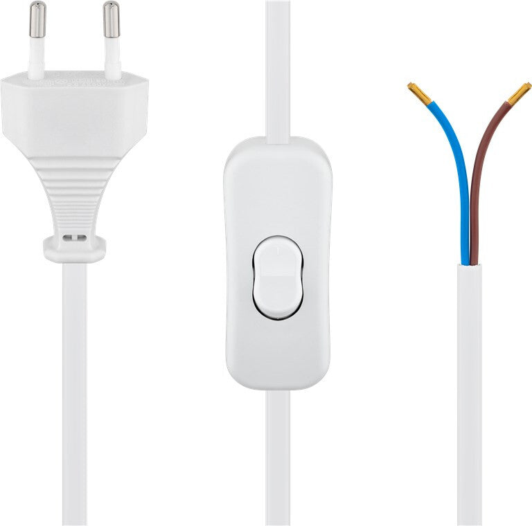 Goobay 51349 strömkablar Vit 1,5 m Strömkontakt typ C