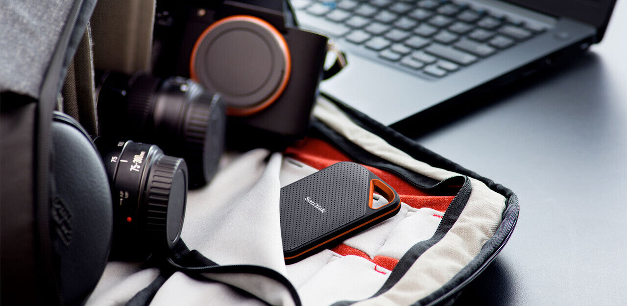 SanDisk Extreme PRO 4 TB Svart, Orange