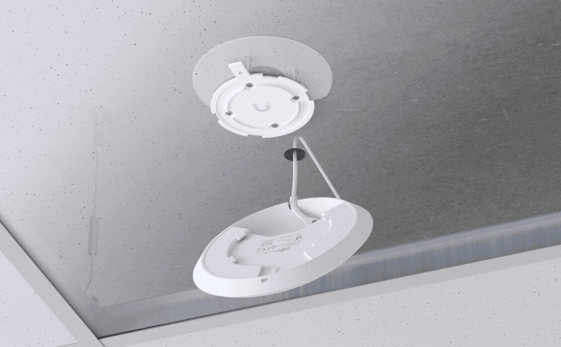 Ubiquiti U6+ access-punkter för trådlösa nätverk 2402 Mbit/s Vit Strömförsörjning via Ethernet (PoE) stöd