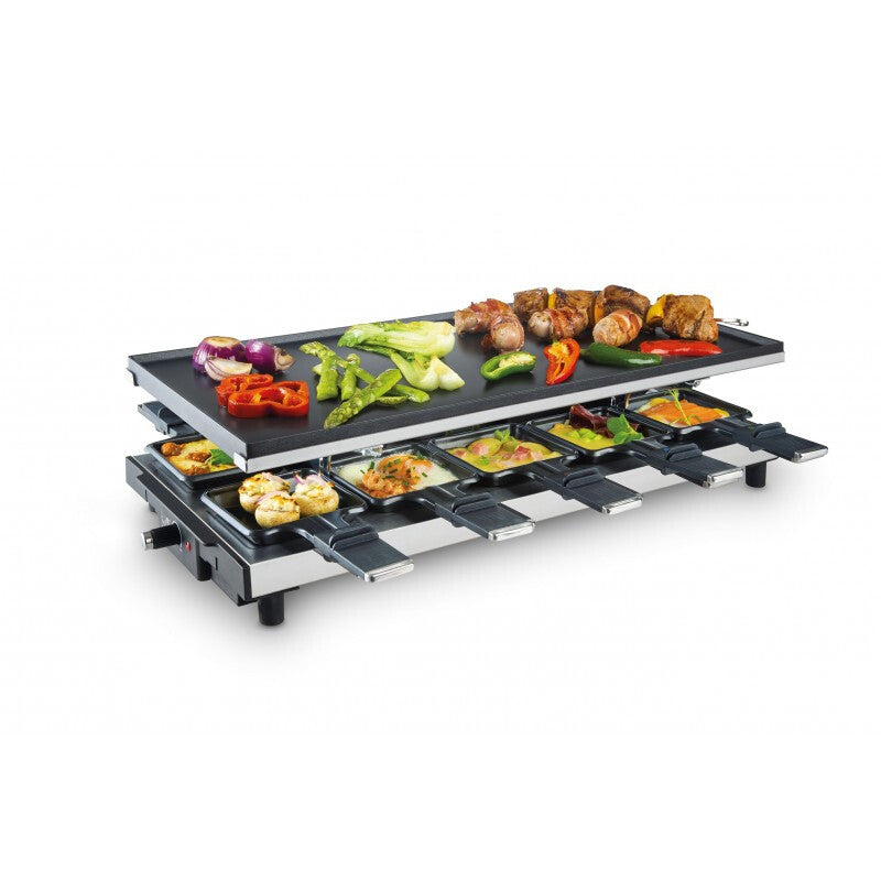 Fritel RG 4180 raclettegrill 10 personer 1700 W Svart, Grå