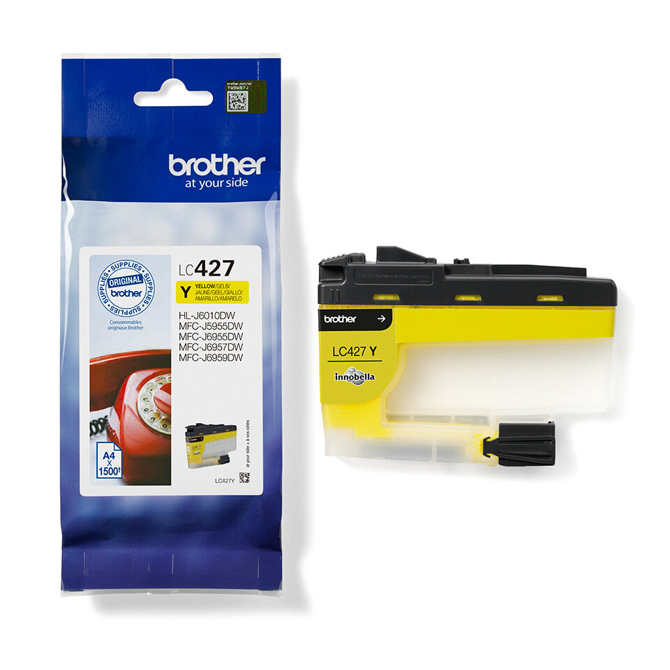 Brother LC427Y bläckpatroner 1 styck Original Gul