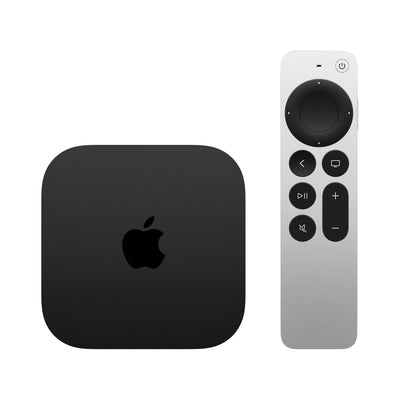 Apple TV 4K Svart, Silver 4K Ultra HD 128 GB Wi-Fi Nätverksansluten (Ethernet)