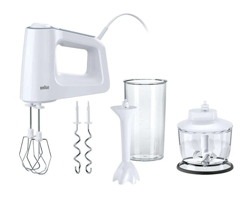 Braun HM 3135 WH Handmixer 500 W Grå, Vit