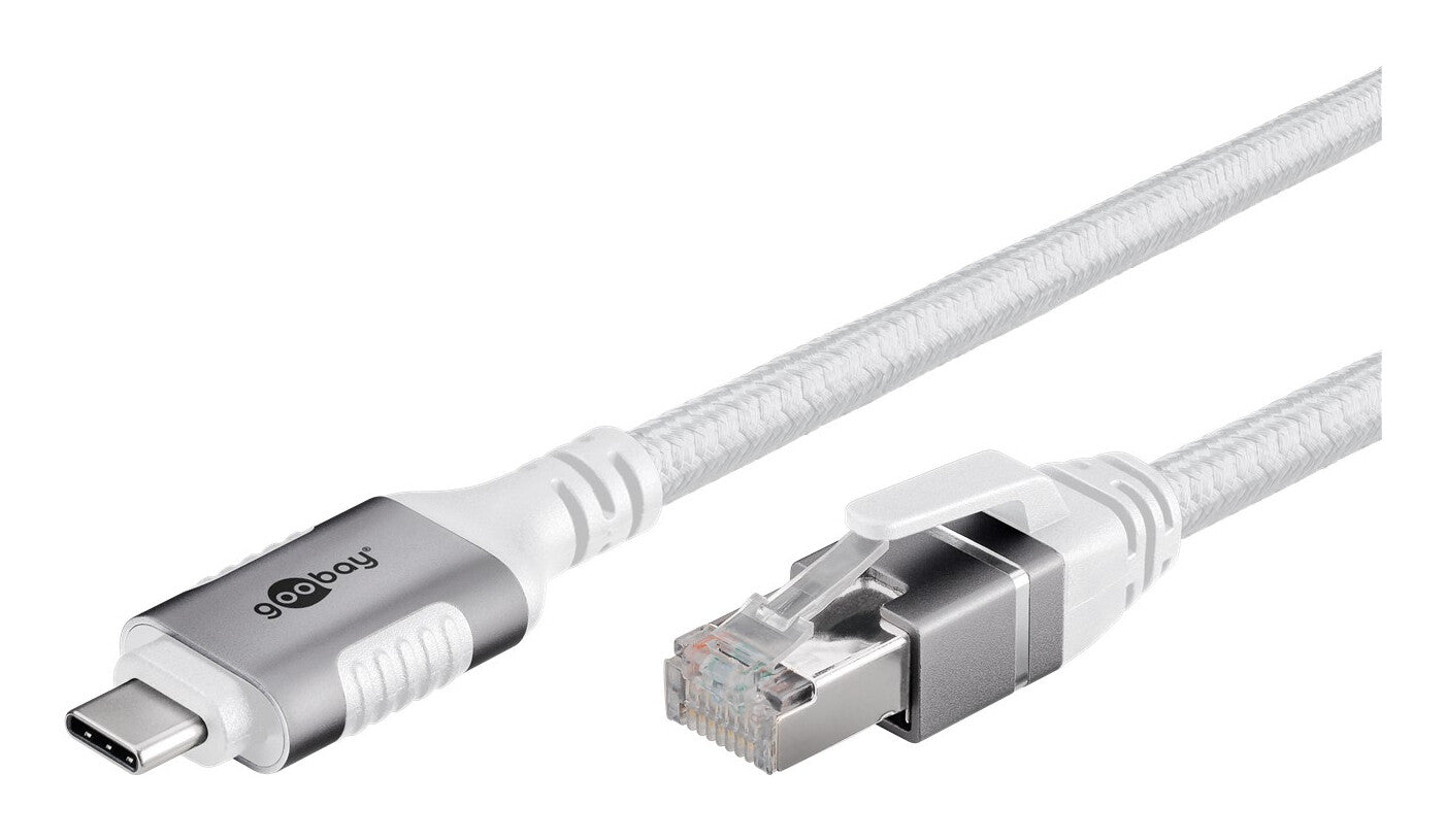 Goobay 74177 nätverkskablar Vit 3 m Cat6 F/UTP (FTP)