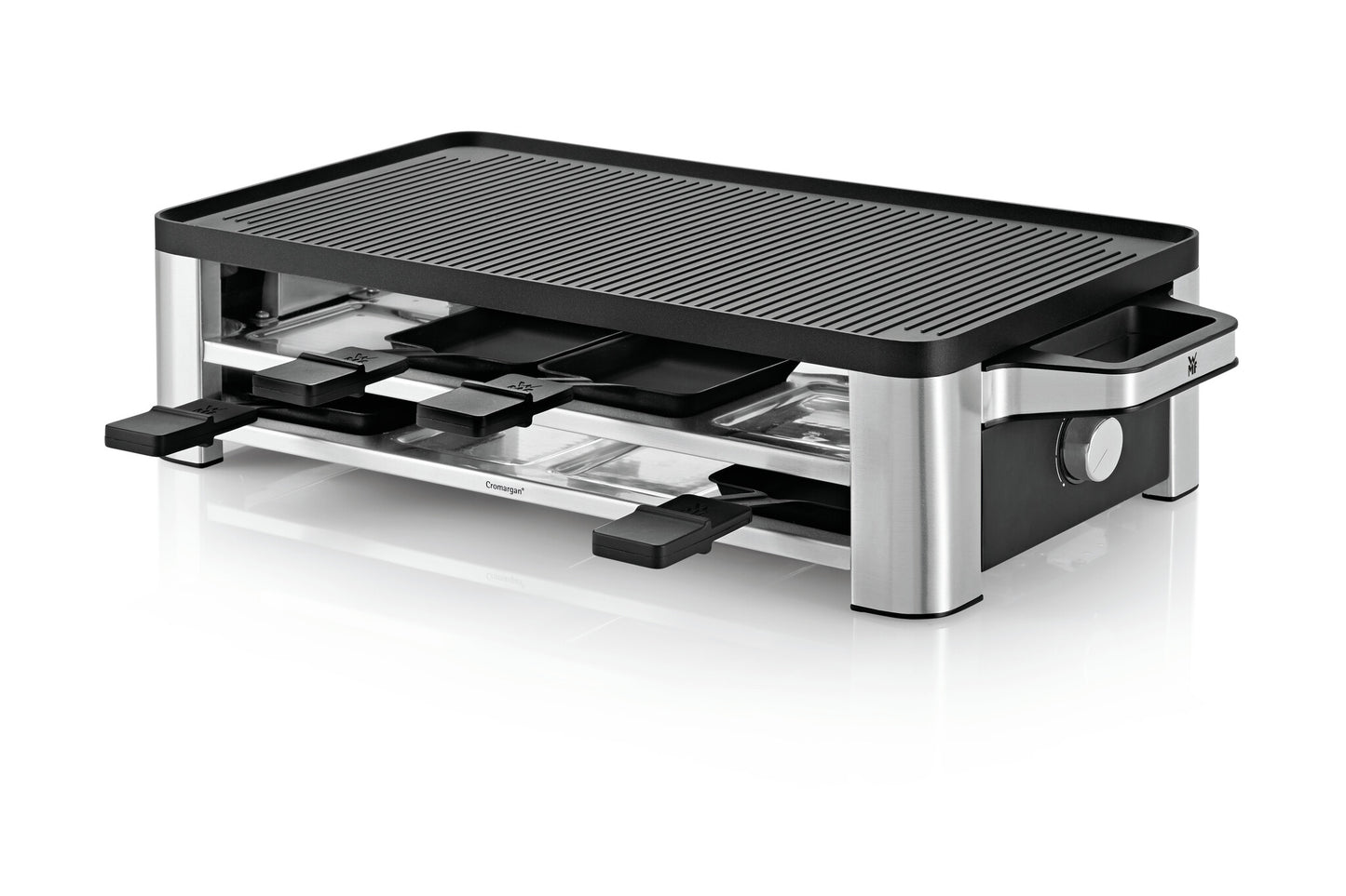 WMF Lono 0415040011 raclettegrill 8 personer 1500 W Svart, Krom