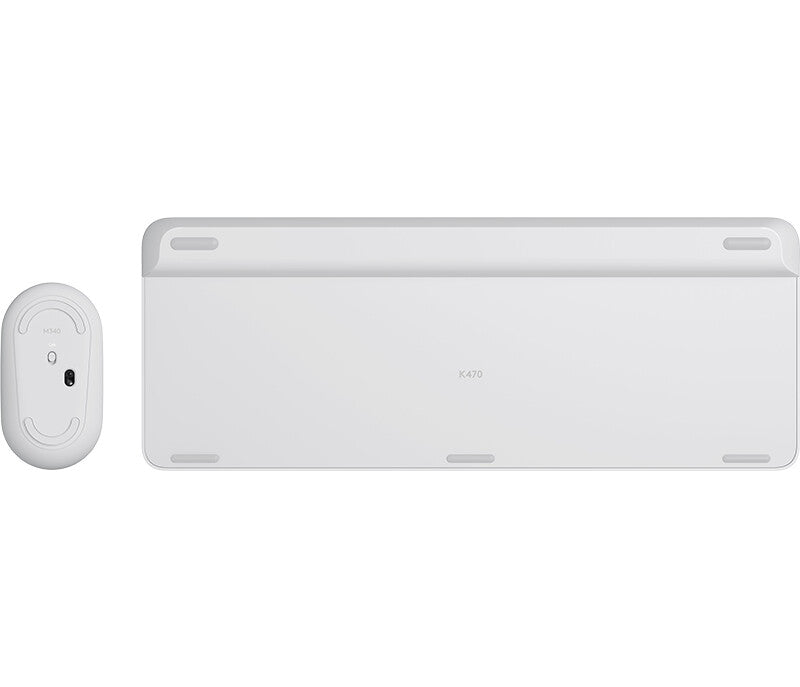 Logitech 920-009189 tangentbord Mus inkluderad Universal RF Trådlös QWERTZ tyska Vit