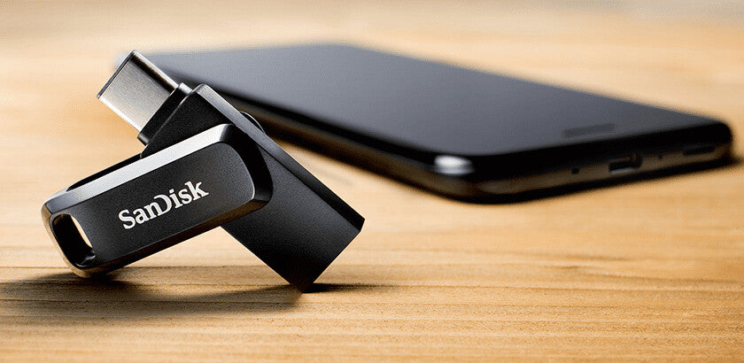 SanDisk Ultra Dual Drive Go USB-sticka 256 GB USB Type-A / USB Type-C 3.2 Gen 1 (3.1 Gen 1) Svart