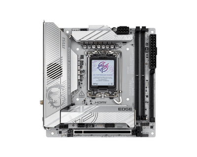 MSI MPG Z890I EDGE TI WIFI moderkort Intel Z890 LGA 1851 (Socket V1) Mini-ITX