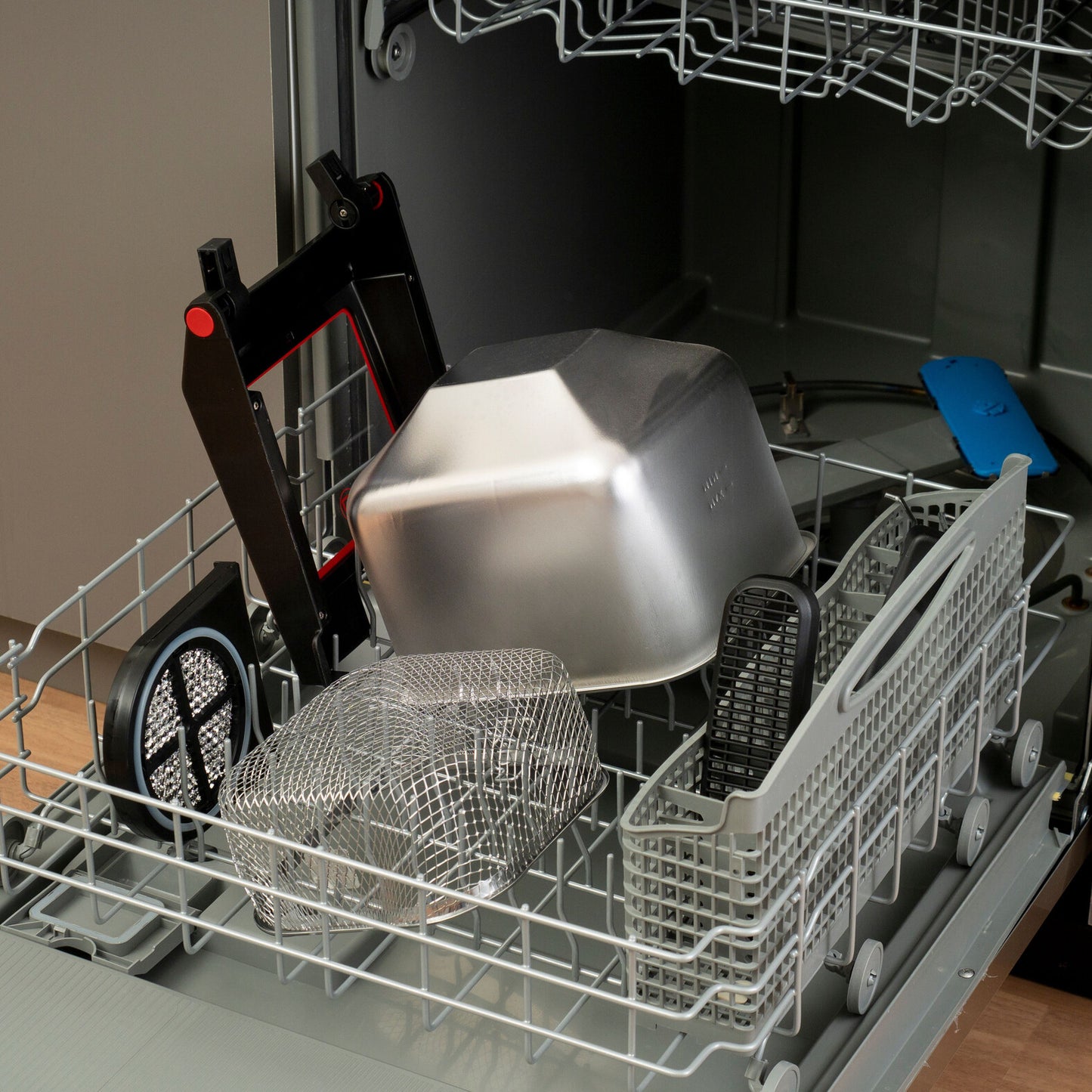 Tefal Clear Duo FR600D Single 0,65 l Fristående 2000 W Fritös Svart, Rostfritt stål