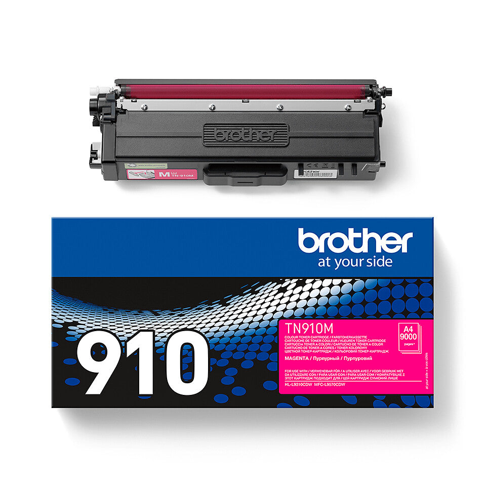 Brother TN-910M Tonerkassett 1 styck Original Magenta