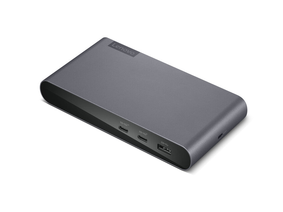 Lenovo 40B30090EU dockningsstationer för bärbara datorer 2 x USB 3.2 Gen 2 (3.1 Gen 2) Type-C Grå