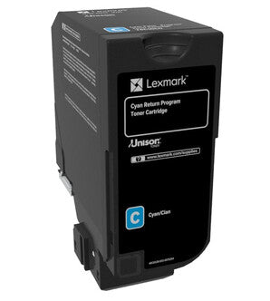 Lexmark 74C20C0 Tonerkassett 1 styck Original Cyan