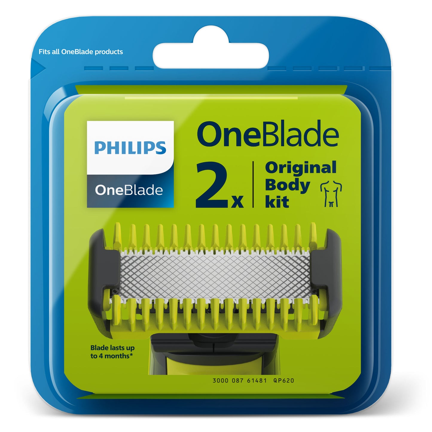 Philips Norelco OneBlade OneBlade QP620/50 Kit för ansikte + kropp