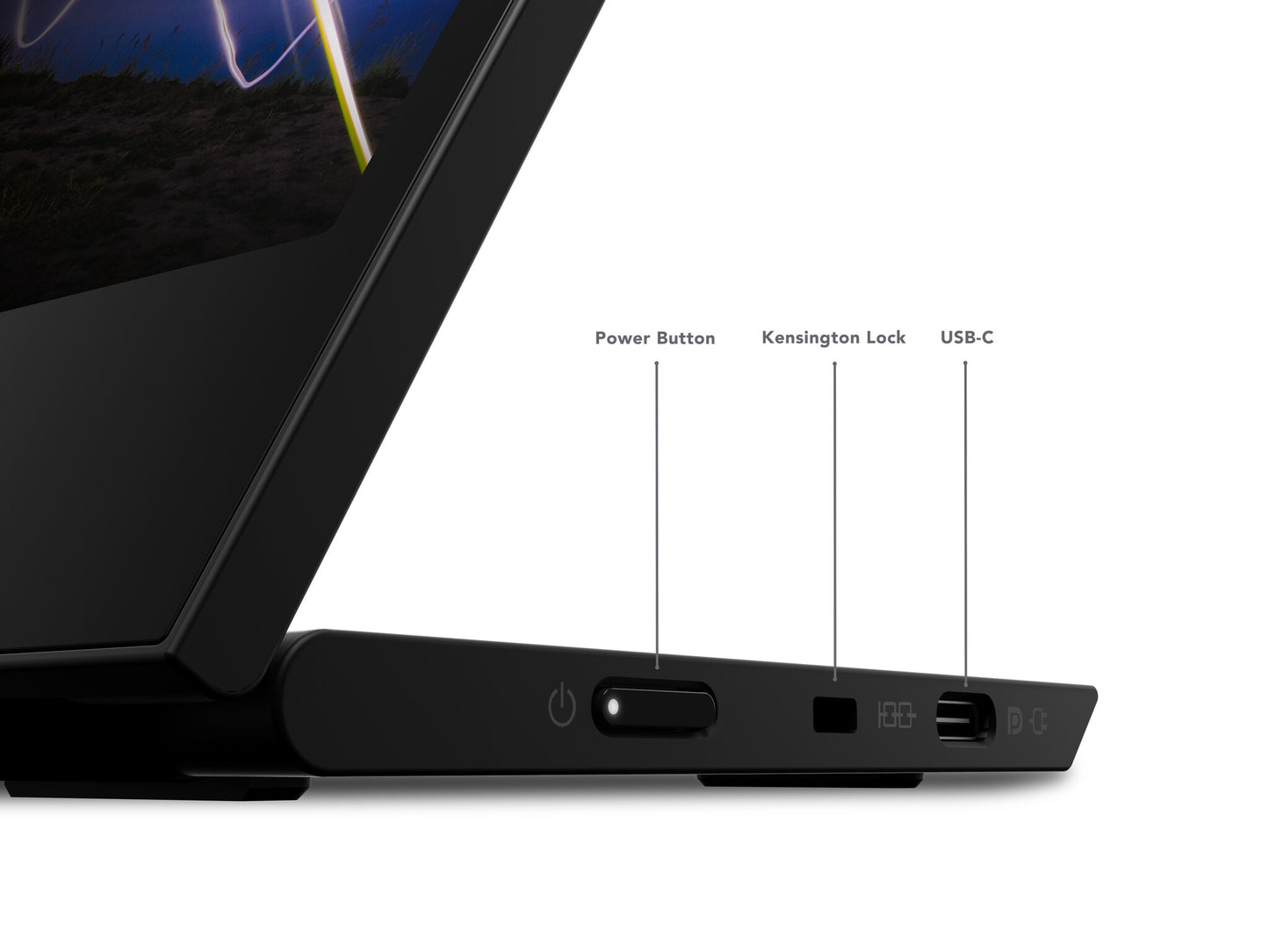 Lenovo ThinkVision M15 LED display 39,6 cm (15.6") 1920 x 1080 pixlar Full HD Svart