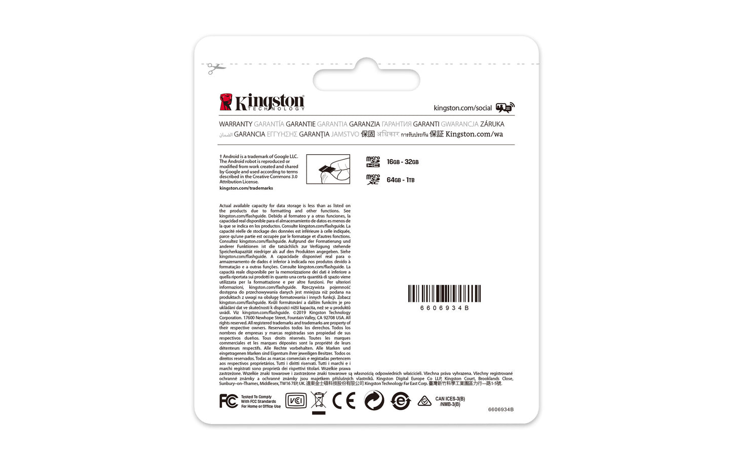 Kingston Technology Canvas Select Plus 128 GB MicroSDXC UHS-I Klass 10