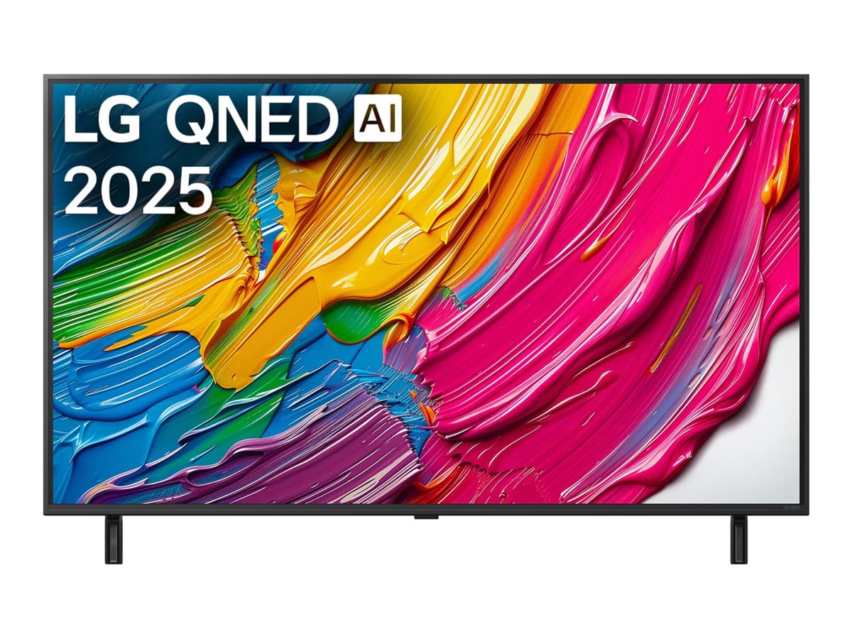 LG 50QNED80A3A 50” QNED AI 4K Smart TV (2025) – Edge LED lokal dimning, HDR10, webOS 25, α7 Gen8 AI 4K, VRR/ALLM, AirPlay 2, 3x HDMI