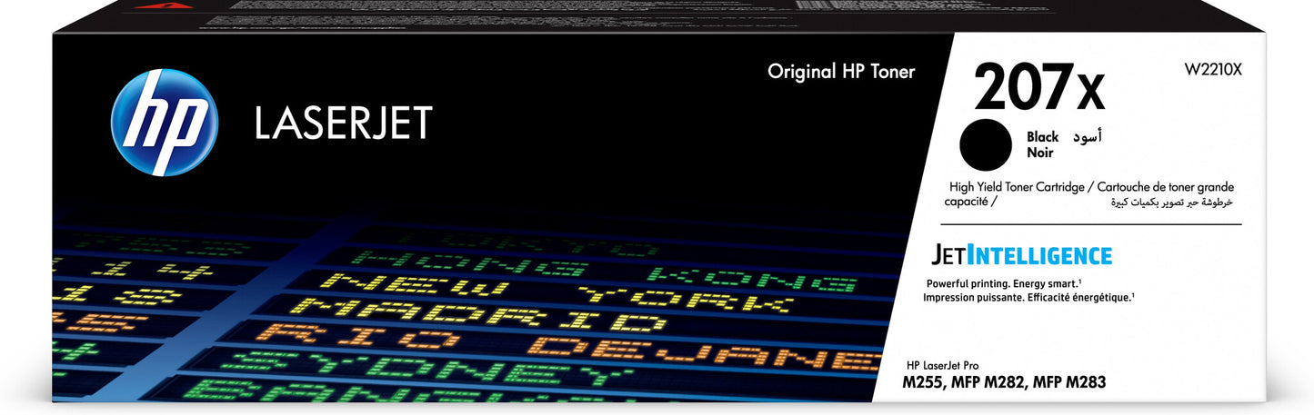 HP 207X svart original LaserJet-tonerkassett med hög kapacitet
